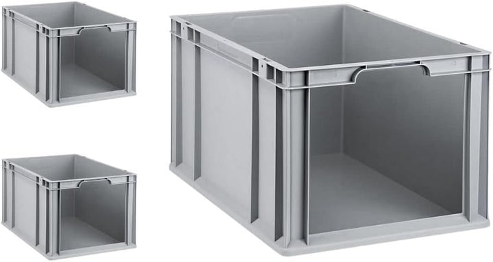 SuperSparSet 3x Eurobox NextGen Store | HxBxT 32x40x60cm | 65 Liter | Front offen | Eurobehälter, Tr