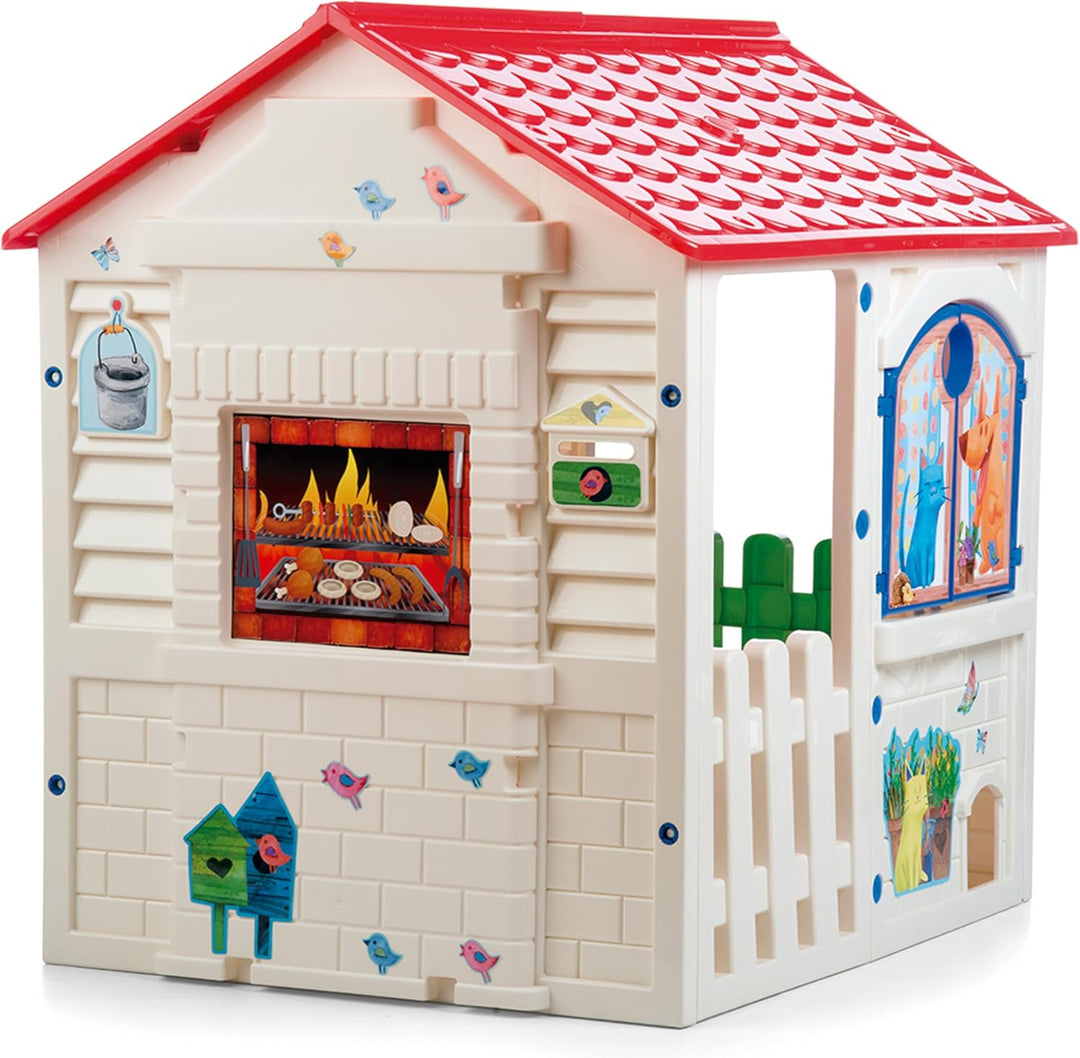 Chicos - Country Cottage | Spielhaus fur Kinder Outdoor | Robuster und langlebiger Kunststoff | Gart