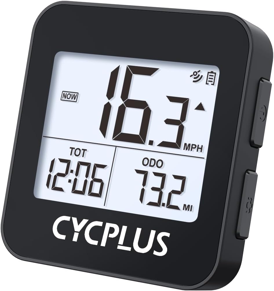 CYCPLUS GPS Fahrradcomputer Drahtlose Fahrradtacho Radcomputer IPX6 Wasserdichter Kilometerzähler GP