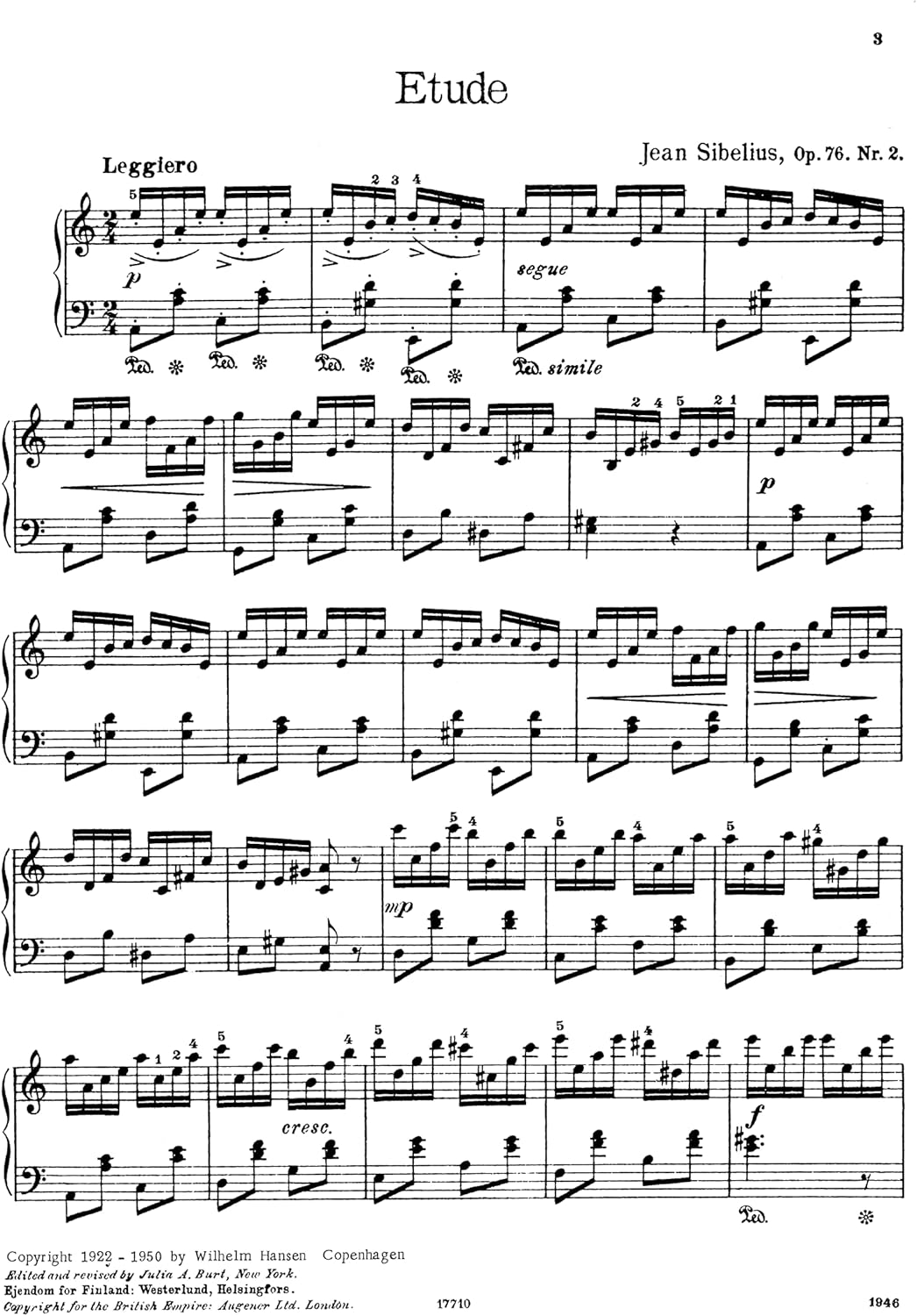 Etude op.76,2 : pour piano
