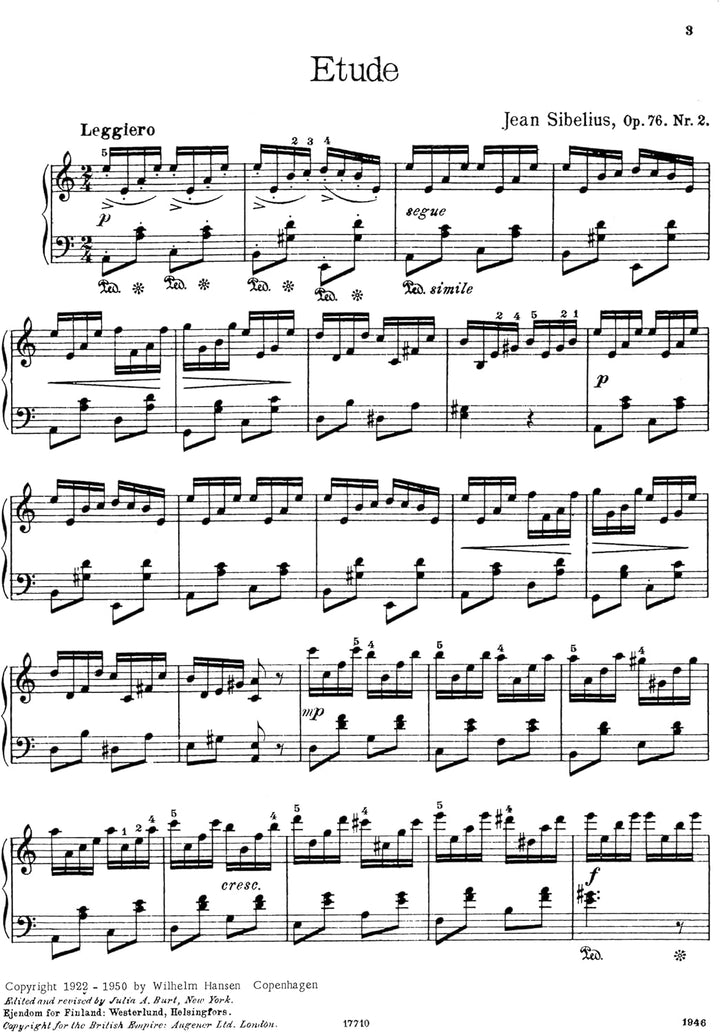 Etude op.76,2 : pour piano