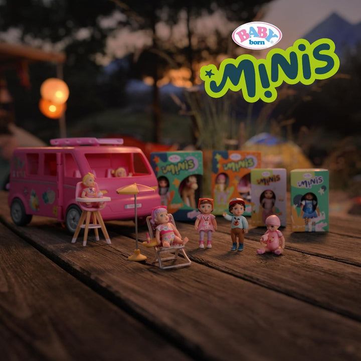 BABY Born ZAPF Creation Spielfahrzeug Minis - Campervan mit Jasmin Single, Single
