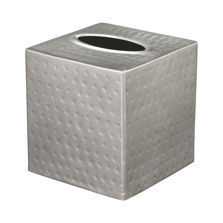 Monarch Living Monarch Handgehämmert Tückerbox-Abdeckung Tissue Box Cover Zinnfarben Zinnfarben Tück
