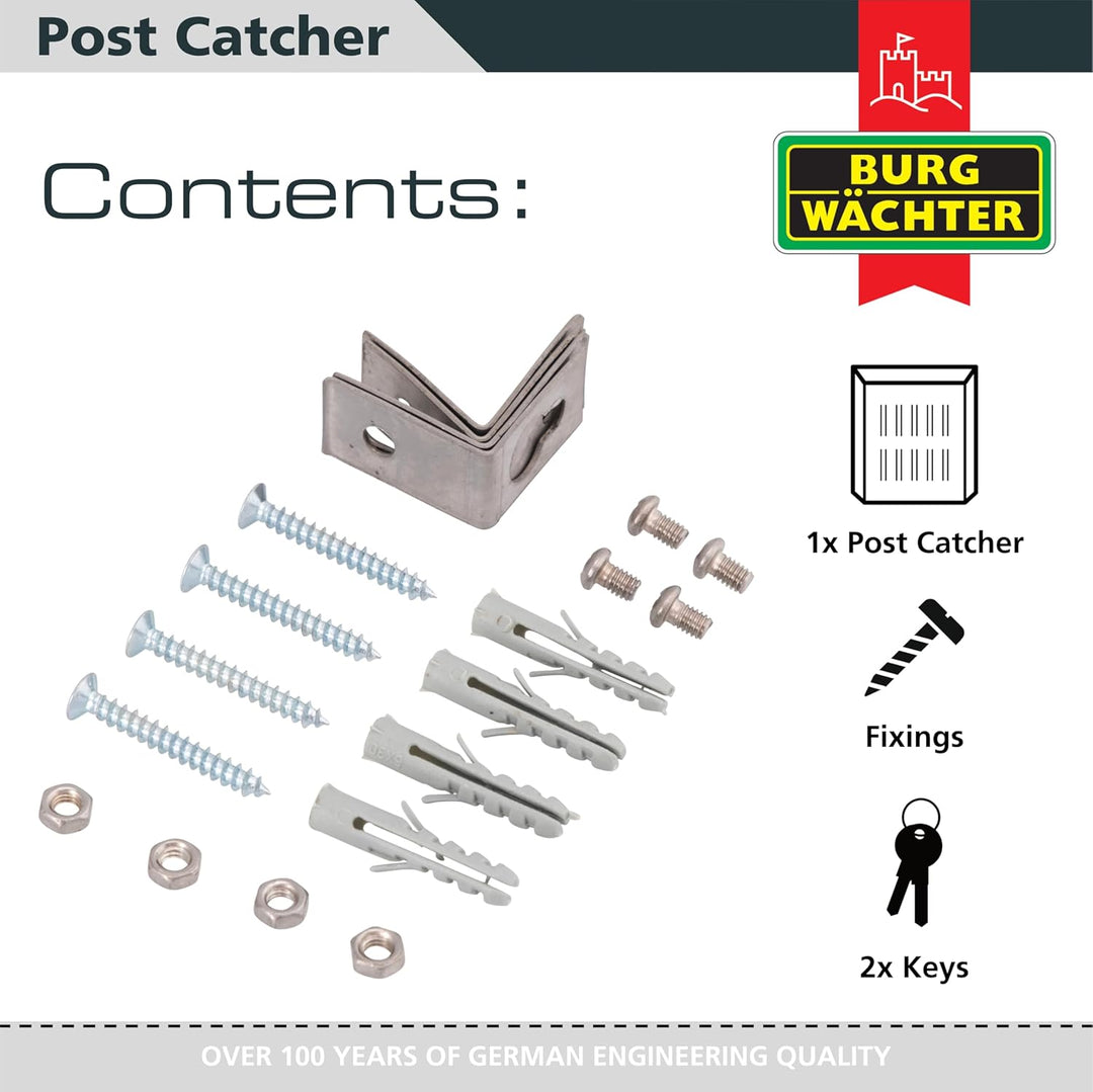Sterling MC06S Postfänger, Silber, 345 mm x 352 mm x 120 mm