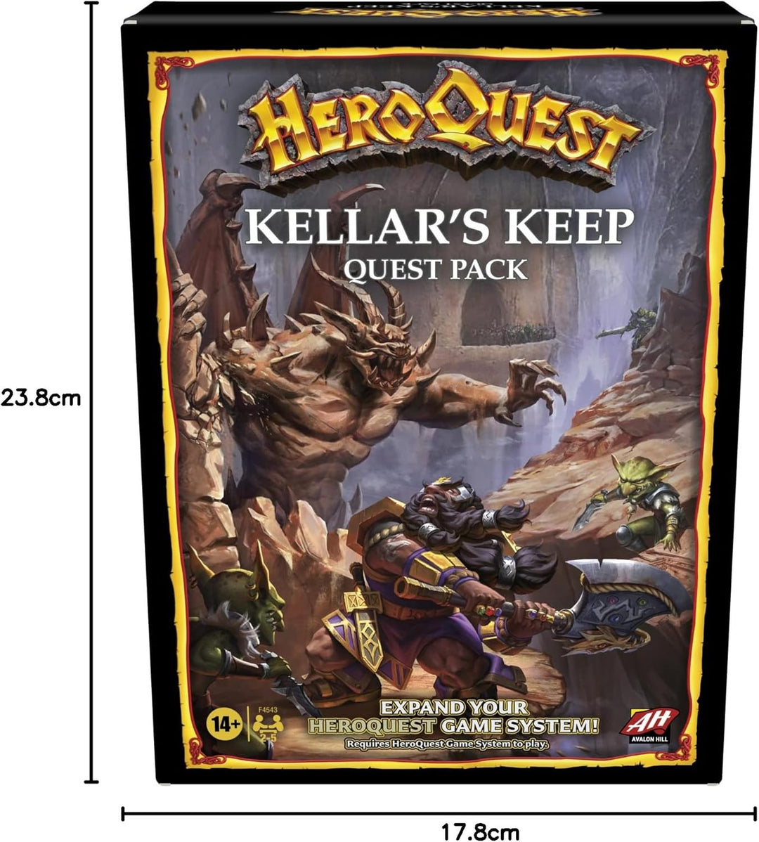 Avalon Hill/Wizards HAS4543U - HeroQuest: Kellar's Keep [Expansion] (englisch) Retro, Retro