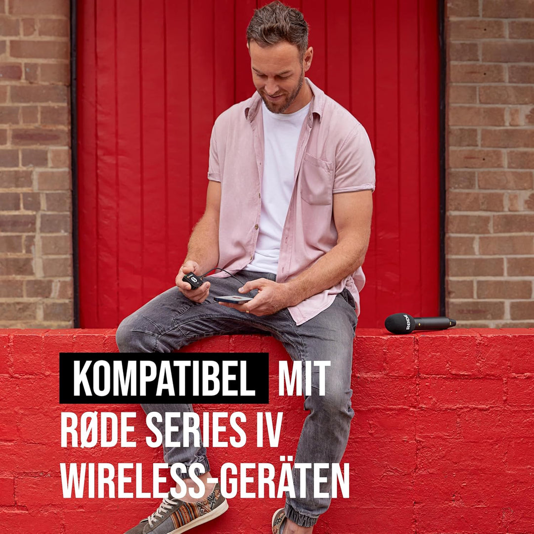 RØDE Interview PRO Drahtloses Handheld-Kondensatormikrofon mit Einer Kapsel in Rundfunkqualität und