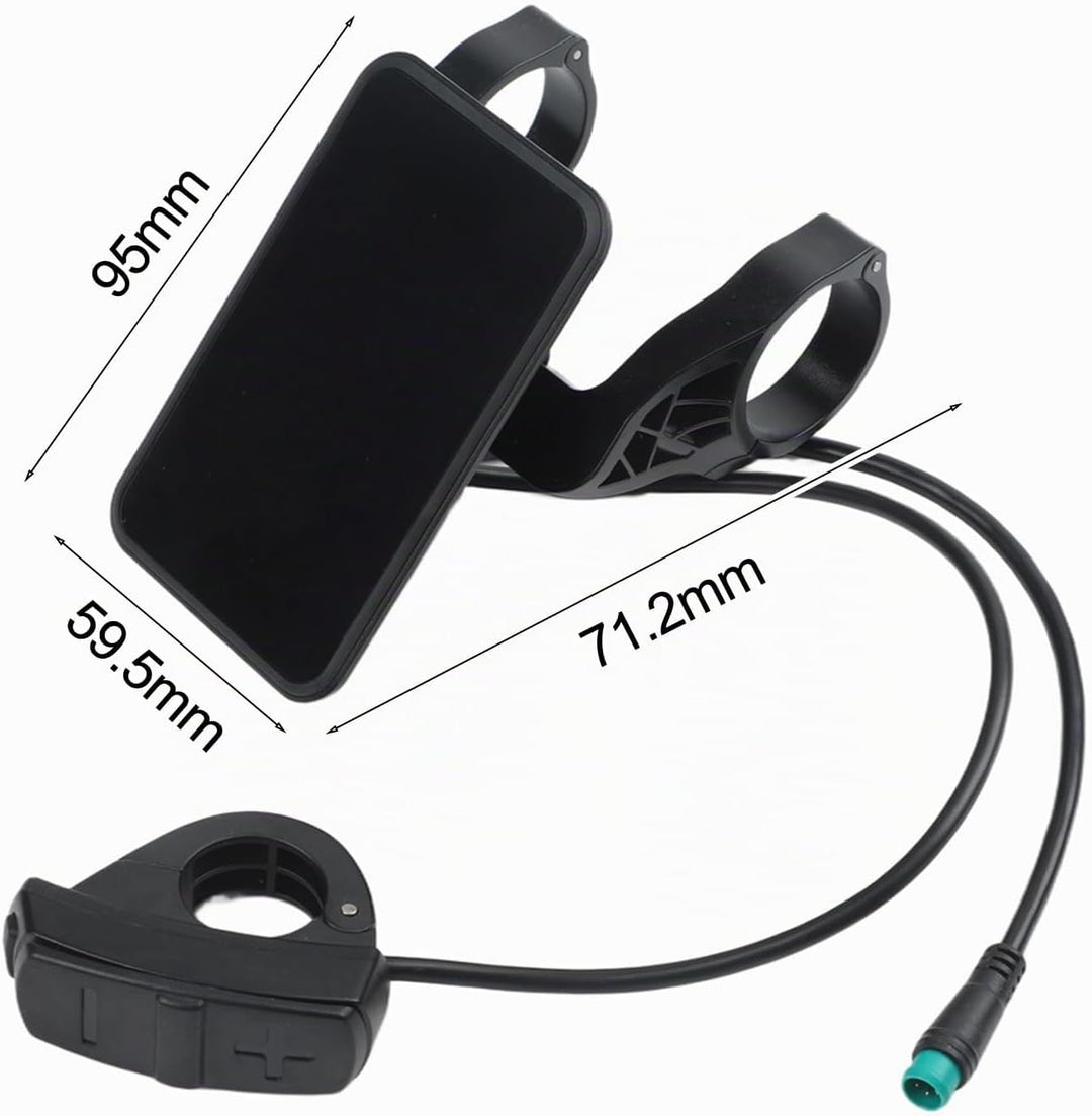 LCD-Bildschirme für Elektrofahrräder, NC-81F, wasserdicht, Armaturenbrett, Computer, E-Bike-Panel, A