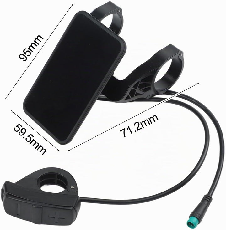 LCD-Bildschirme für Elektrofahrräder, NC-81F, wasserdicht, Armaturenbrett, Computer, E-Bike-Panel, A
