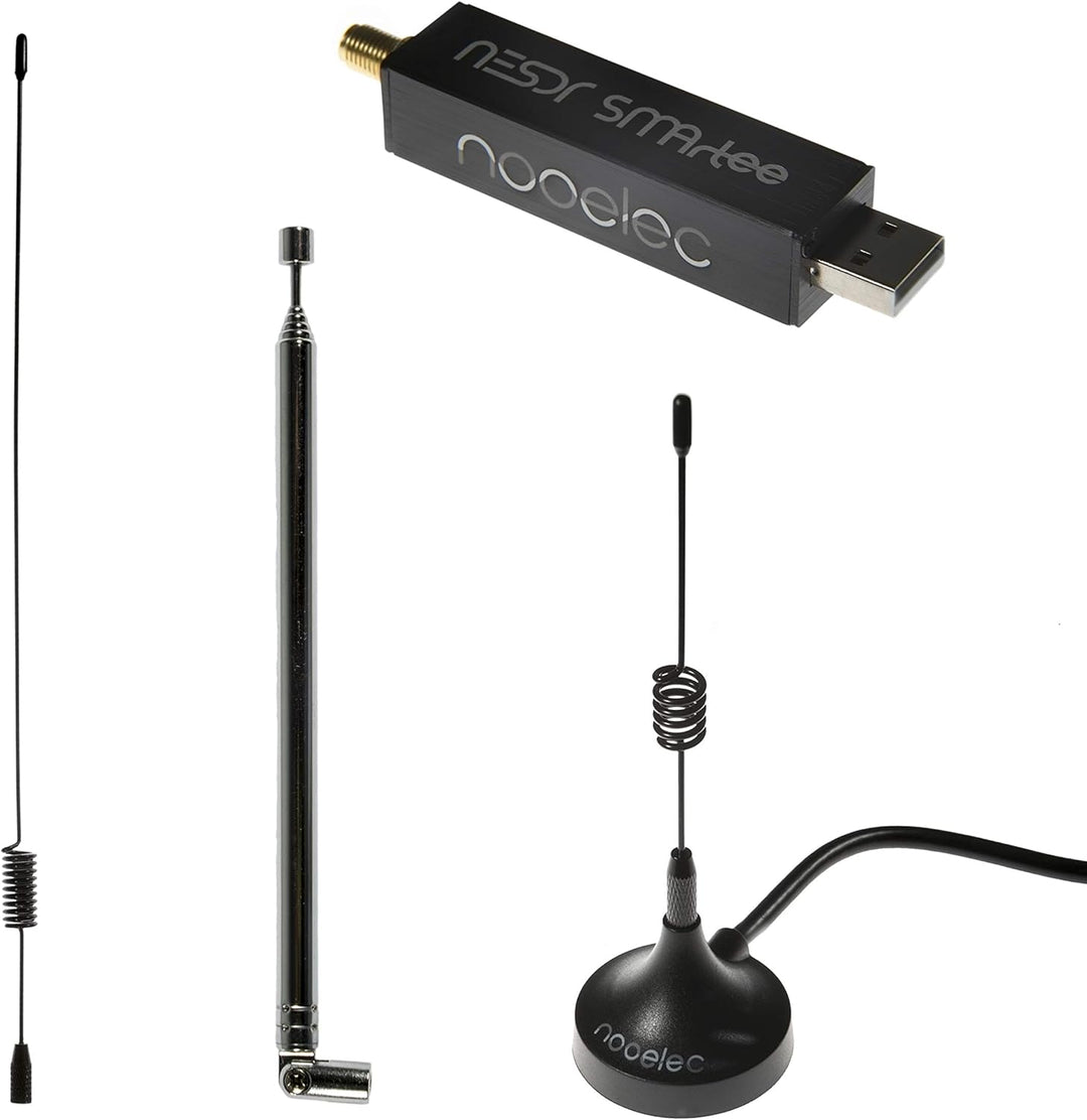 Nooelec NESDR SMArTee v2 Bundle - Premium RTL-SDR Mit Integriertem Bias T-Stück, Aluminiumgehäuse, 0