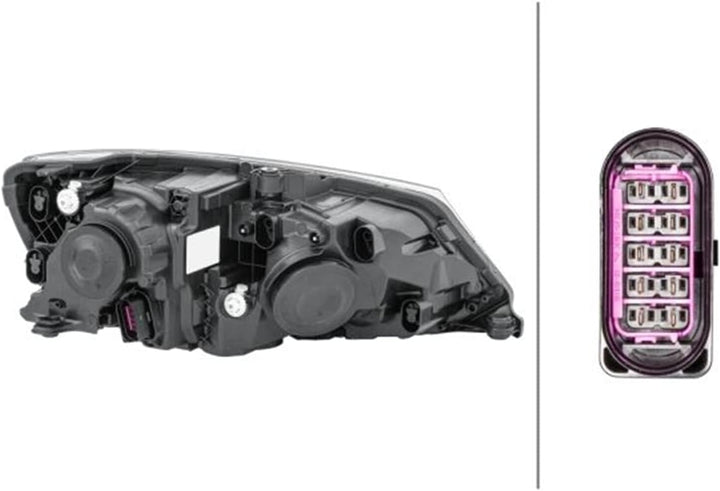 HELLA 1EL 011 824-211 DE/Doppelscheinwerfer/Halogen-Hauptscheinwerfer - links - für u.a. Skoda Fabia