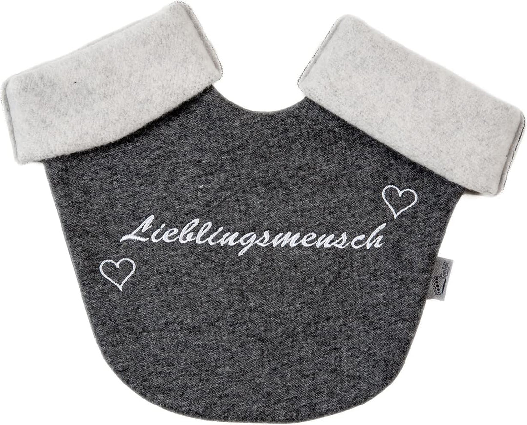 Goldi-Design Partnerhandschuhe aus Doppelfleece - Bestickt - deutsche Handarbeit Partnerhandschuhe -