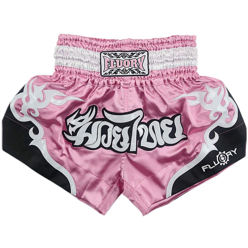 FLUORY Muay Thai Fight Shorts, MMA Shorts Bekleidung Training Käfig Kampf Grappling Martial Arts Kic