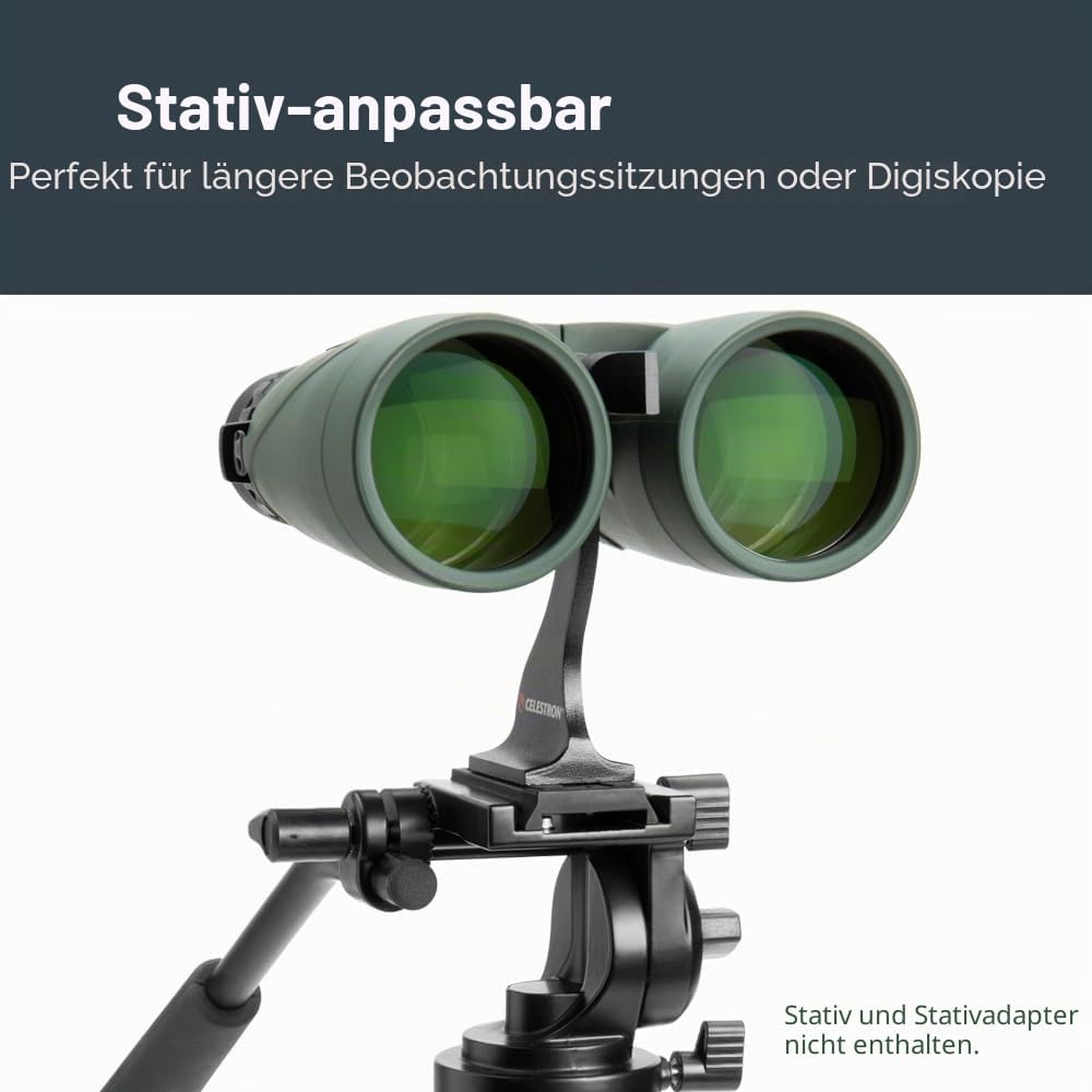 Celestron 71336-CGL Nature DX Fernglas, mit 12 x 56 Vergrösserung, mit BaK4-Prismen, Schwarz Nature
