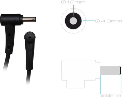 Asus VivoBook 17 X712FA Original Netzteil 45 Watt EU Wallplug Normale Bauform