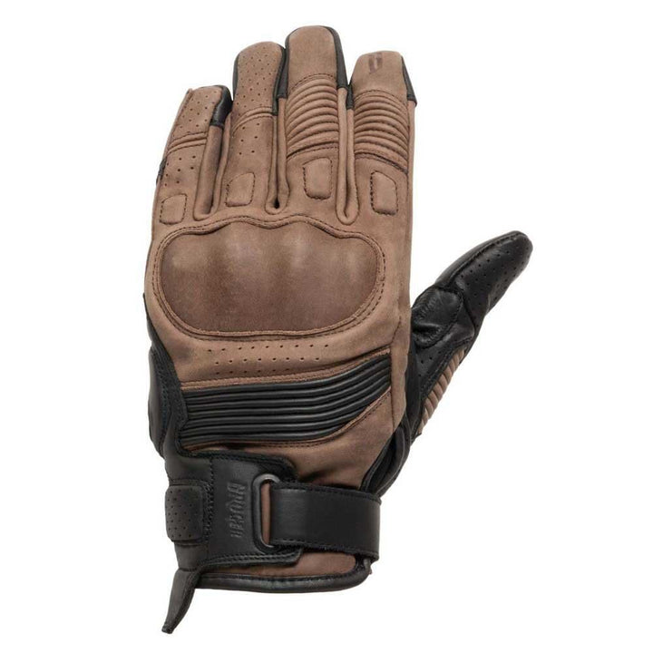 BROGER Ohio Motorradhandschuhe Herren | Rindsleder und Känguru Leder | Knox SPS Protektoren | Stossa