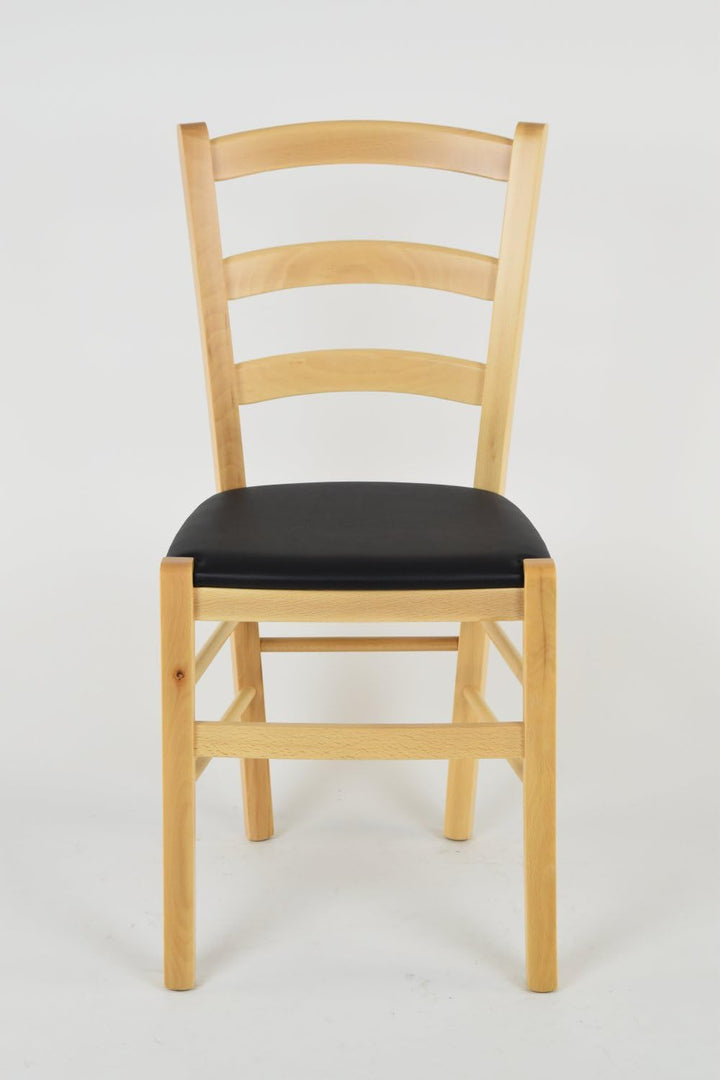 t m c s Tommychairs - Stuhl Venice für Küche und Esszimmer, robuste Struktur aus lackiertem Buchenho