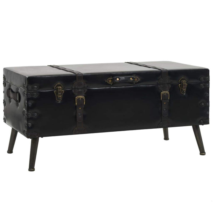 Festnight Industriell Couchtisch Vintage Beistelltisch Wohnzimmer Ablagetisch - MDF und Stahl, 102 x
