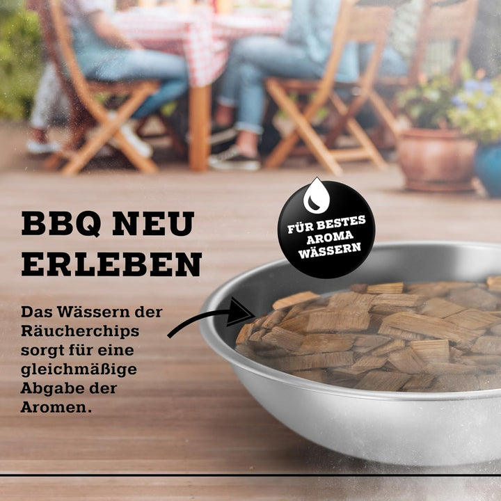 Blackforest Butchery - BBQ Räucherbox – Smokerbox aus Edelstahl – Smokergrill-Flair bei jedem Grillm
