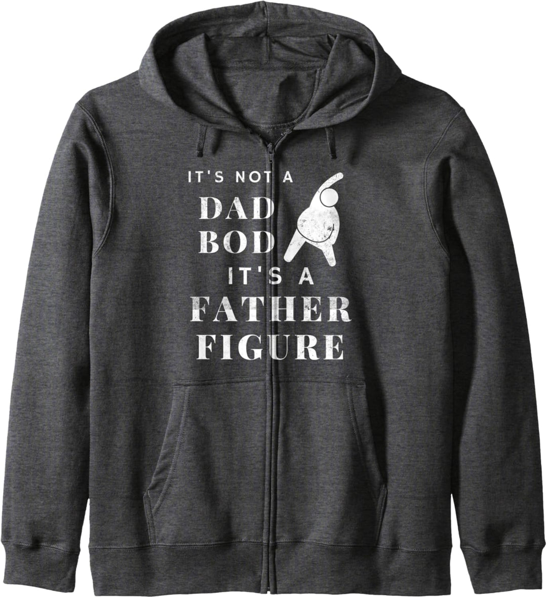 Lustiger Daddio Nicht A Dad Bod It's A Father Figure Kapuzenjacke