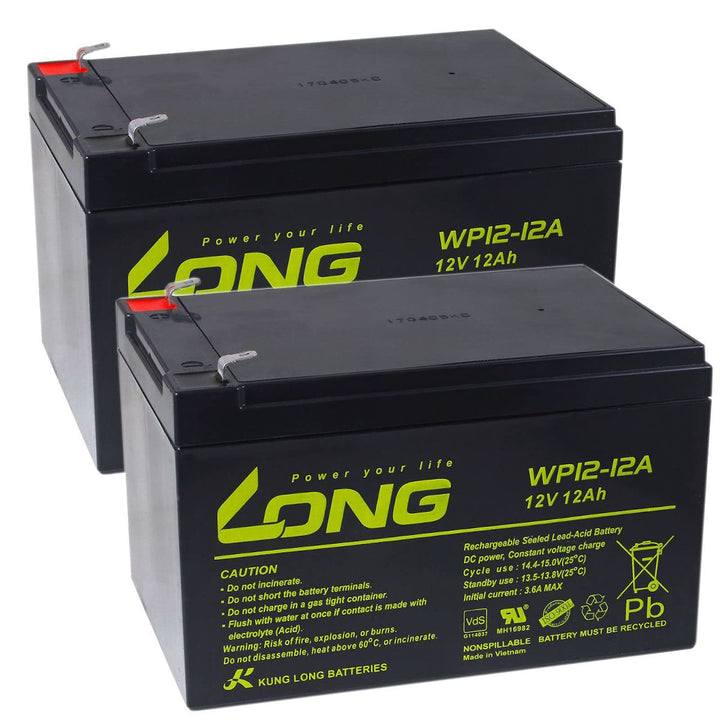akku-net KungLong Ersatzakku für APC Smart-UPS 1000, 12V, Lead-Acid