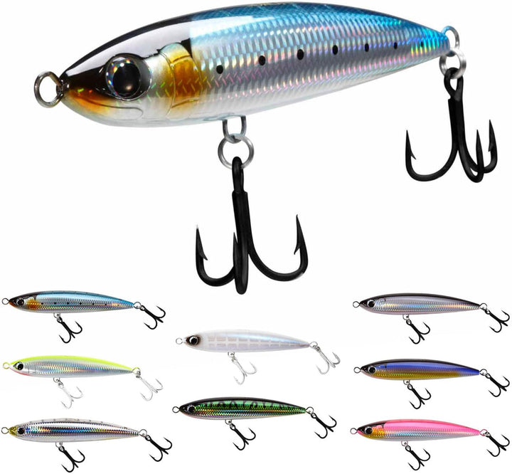 SHIMANO ORCA Lures TOPWATER Fishing Lures, 160mm-6 2/8in - 58g-2oz, Injured Sardine