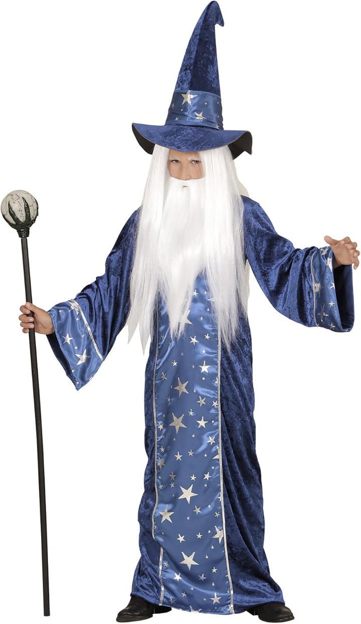"FANTASY WIZARD" (robe, hat) - (140 cm / 8-10 Years), 140