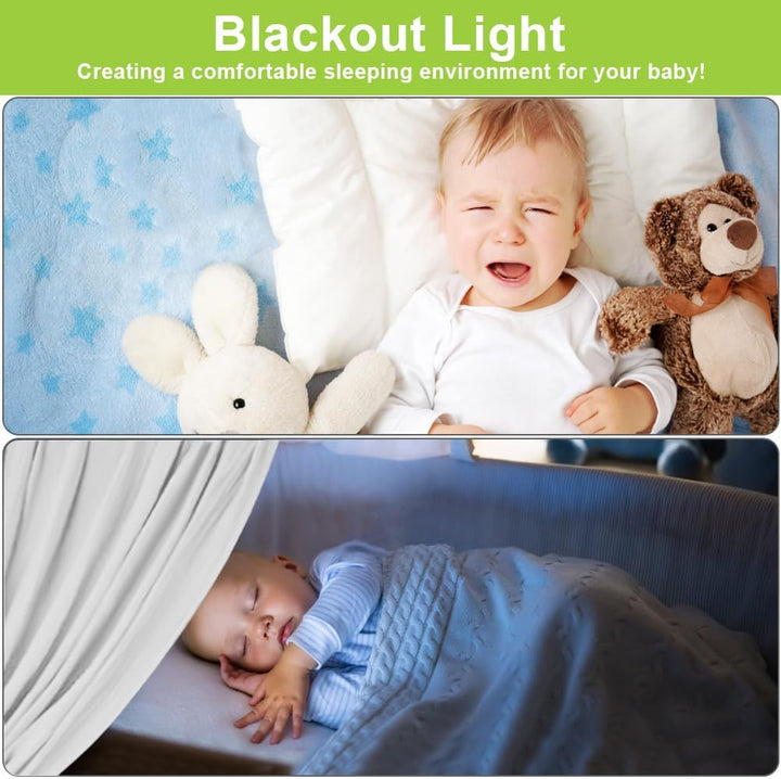 HOTUT Hausbett Himmel,2 Stück Betthimmel Babybett aus Musselin,Weich und atmungsaktiv Baldachin Kind