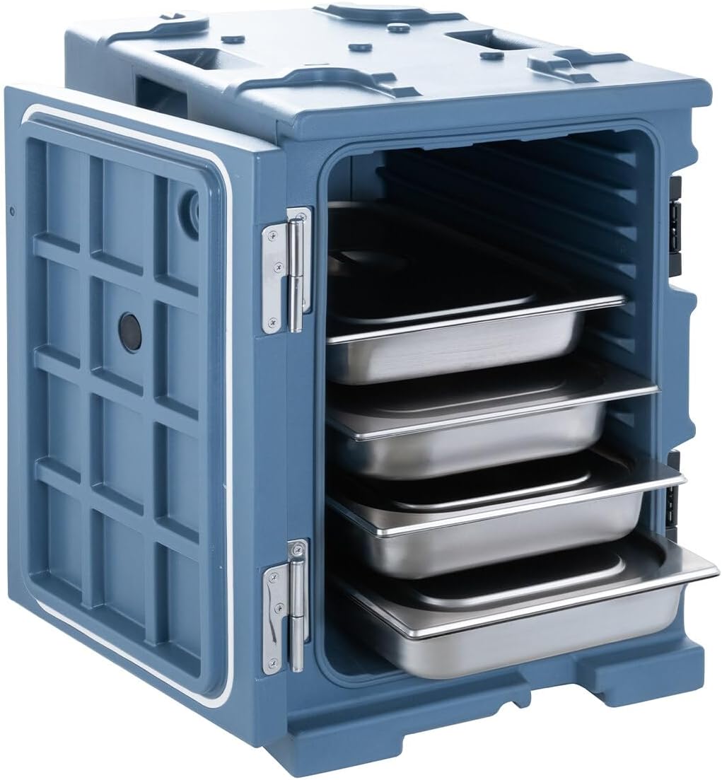 GastroHero Thermobox THBE90 | GN 1/1 Behälter | 90 Liter | Frontlader | isolierte Speisentransportbo