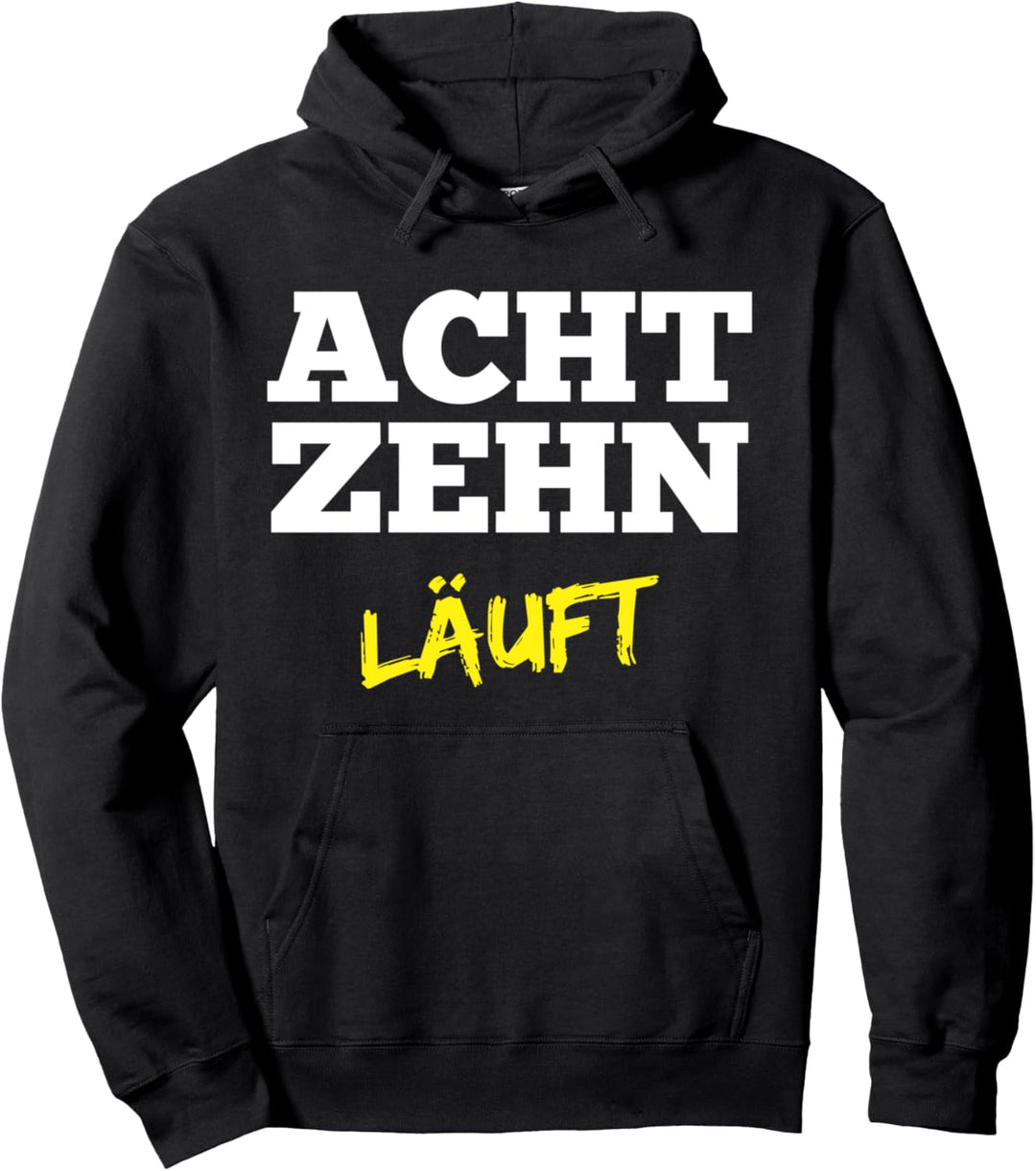 18ter Geburtstag Geschenk Party Geburtstagsfete Volljährig Pullover Hoodie