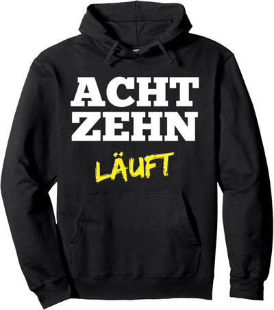 18ter Geburtstag Geschenk Party Geburtstagsfete Volljährig Pullover Hoodie