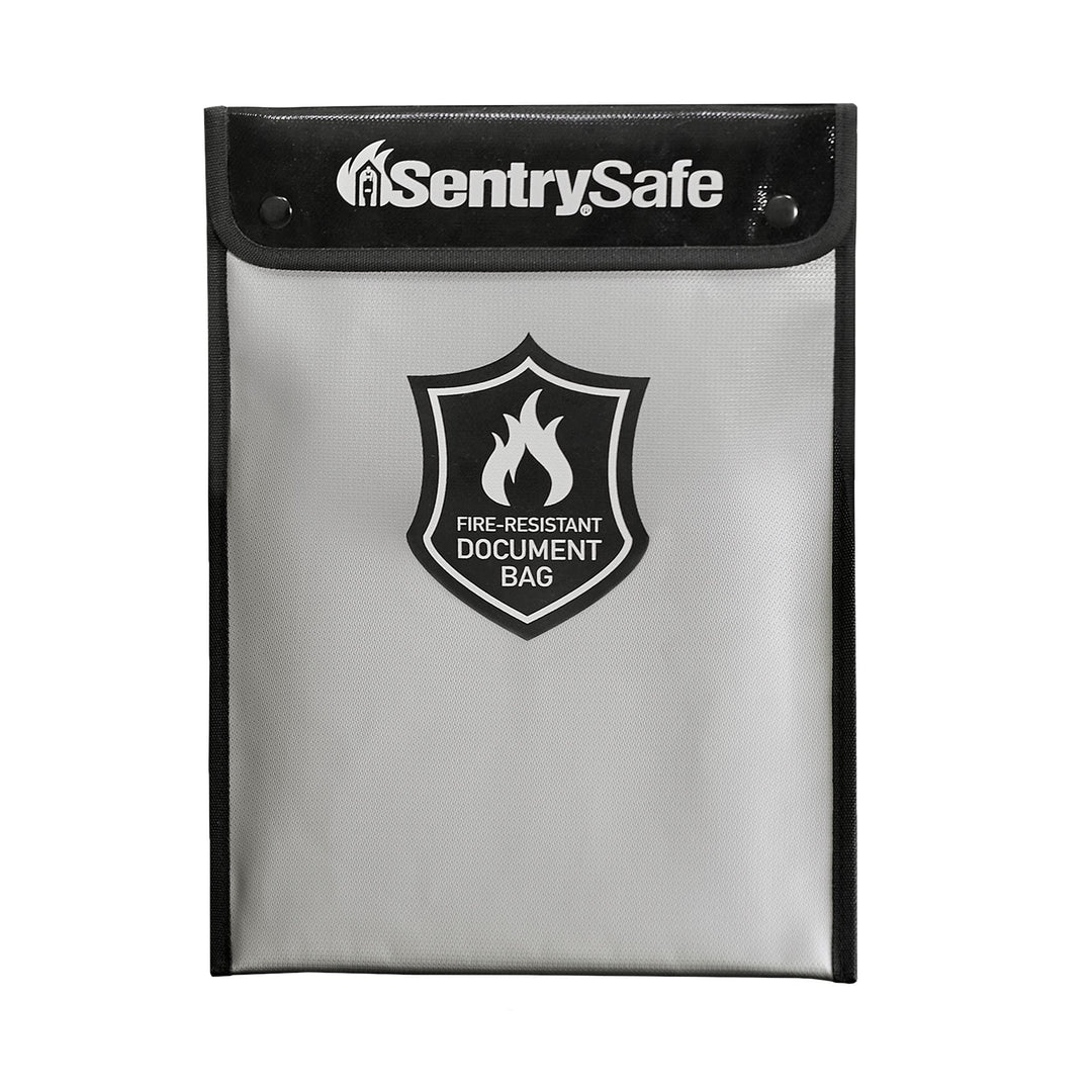 SentrySafe FBWLZ0 feuerfeste und wasserabweisende Tasche mit Reissverschluss für Dokumente, 3,8 x 27