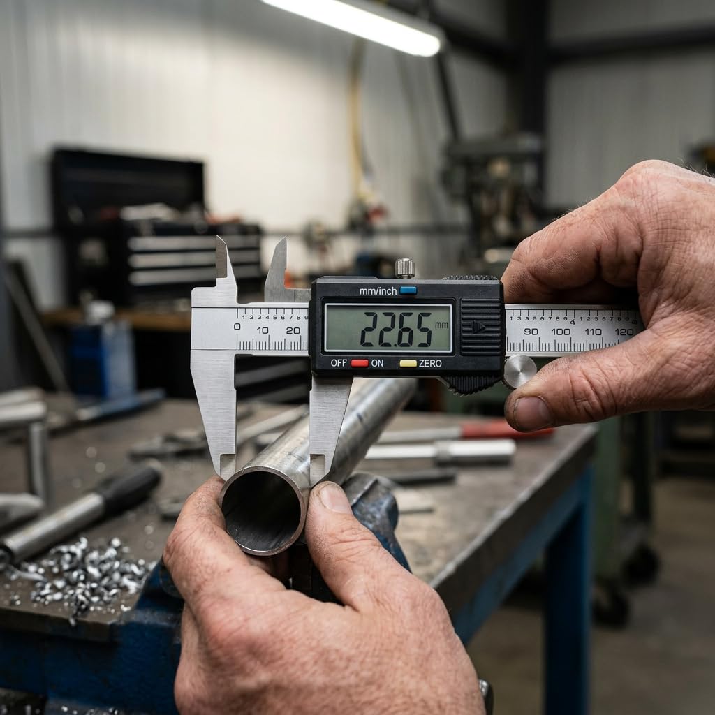 Digitaler Messschieber, jj-shop24 Schieblehre Messlehre, Messung 0-150 mm LCD-Display, Metall, Edels