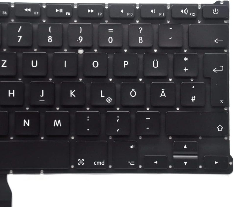 Pardarsey Laptop Tastatur Notebook Keyboard Ersatz Austausch Deutsch QWERTZ DE Kompatibel Für MacBoo