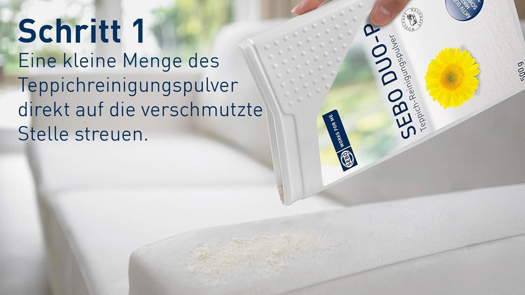 SEBO 0472SE Teppichreiniger, PU Schaum, Mehrfarbig