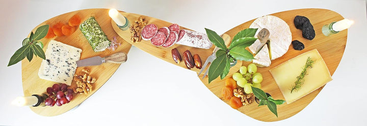 Winkee - Bottle Boards | Originelle Holz Servierplatten zum Stecken | Servierbrett Holz für Dein Sus