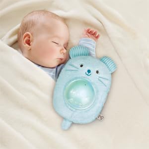 Hape Nachtlicht mit Sound und Plüschmaus für Babys 0M+