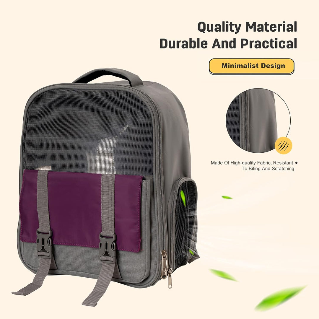 PETCUTE Haustiere Rucksack,Transporttasche für Hunde Katzen 7.5kg,Grosse Tragbare Katzenrucksack Hun