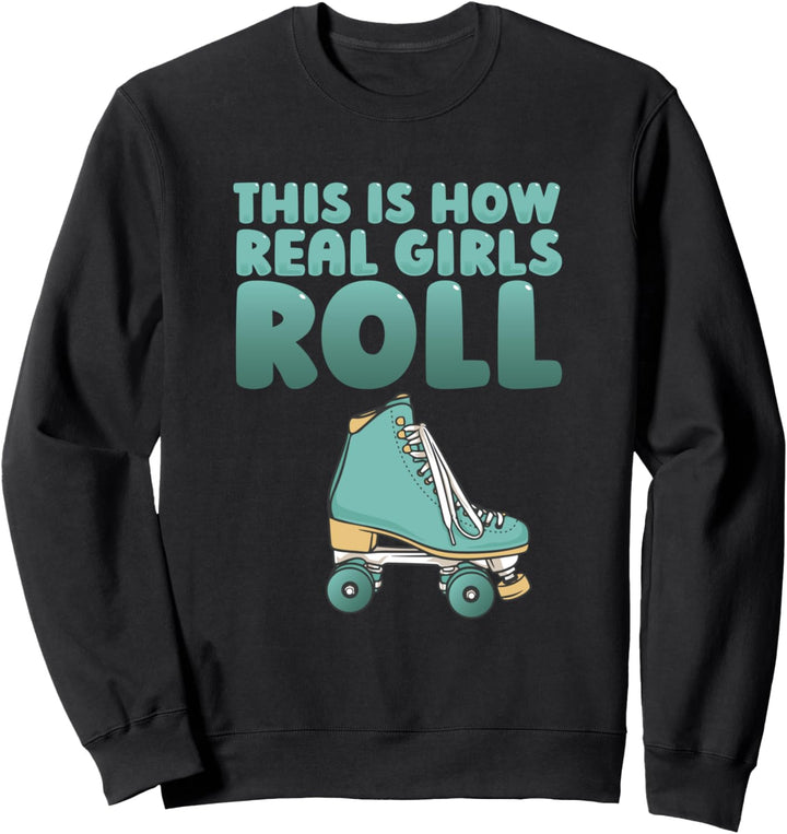 Rollschuh Laufen Roller Skates - Skater Rollschuhe Sweatshirt