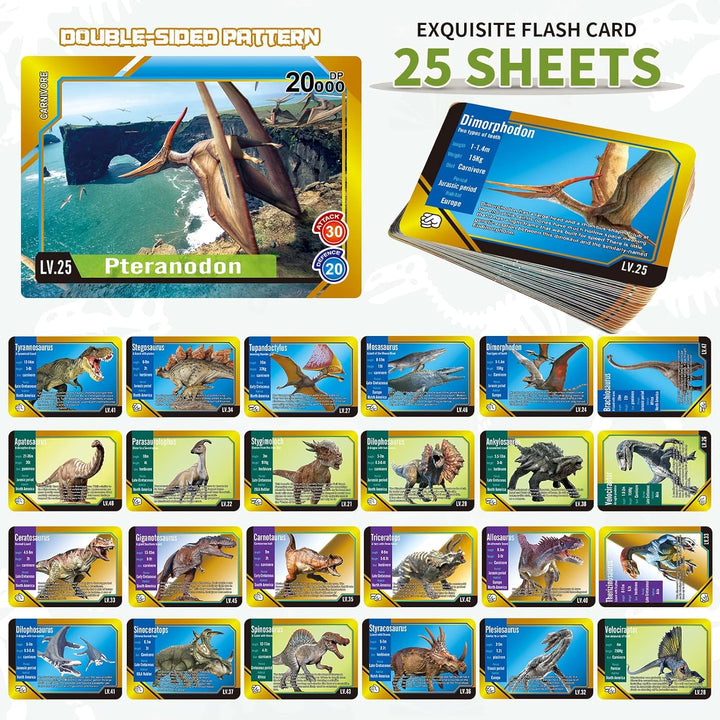 Oriate Dinosaurier Spielzeug mit Spielmatte, realistische Mosasaurus Figur, Spielset für Kinder, ein
