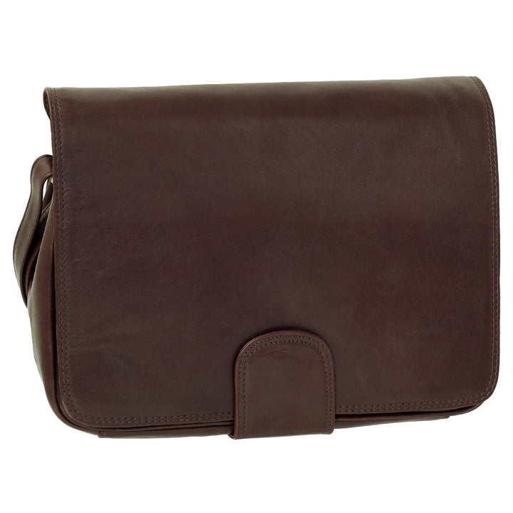 Ledershop24 Leder Damen Umhängetasche Schultertasche Festivaltasche Handtasche Tasche 31 cm vers. Fa