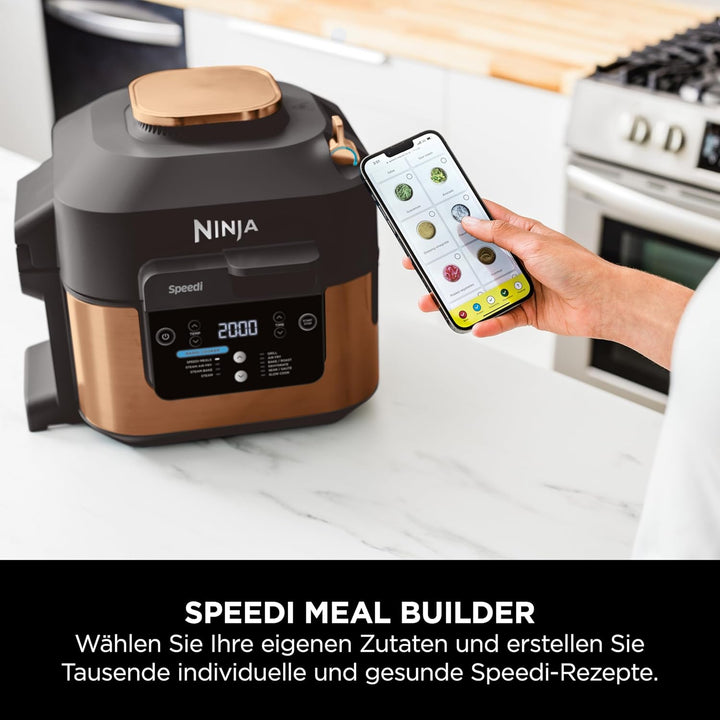 Ninja Speedi Multikocher, 5,7L, 10-in-1 Multicooker, Airfryer Heissluftfritteuse, Slow Cooker Langsa