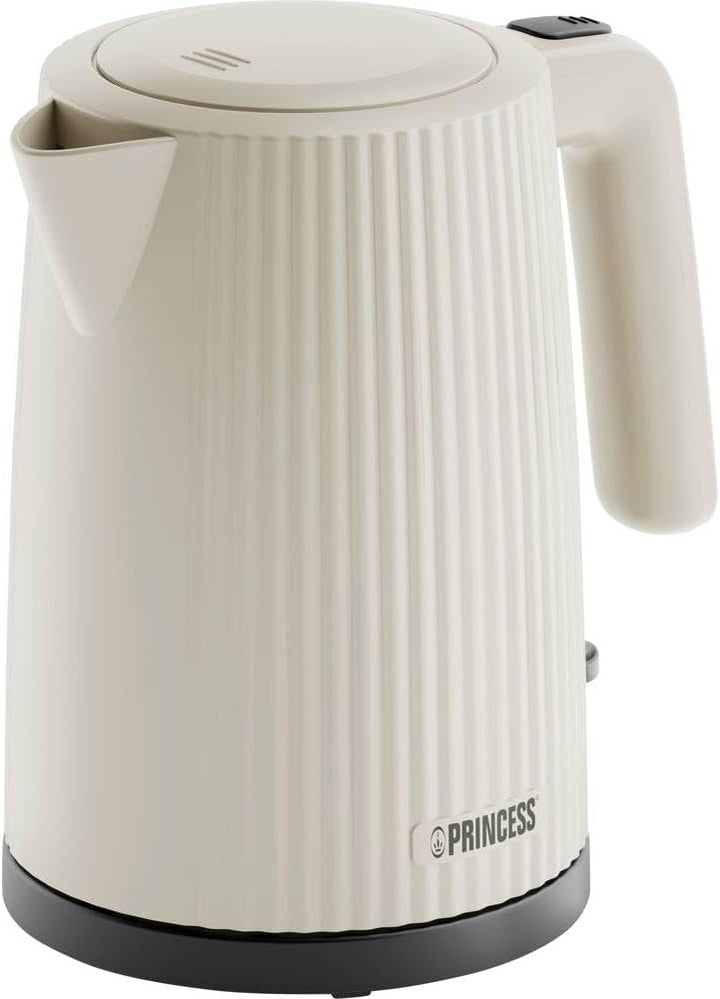 Princess Wasserkocher Wave, 1,7L, 360° kabellos, 2200W, BPA-frei, Trockenkoch- & Überhitzungsschutz,