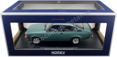 Norev kompatibel mit Opel Kadett C Rallye Winterfest 1978 türkis Modellauto 1:18