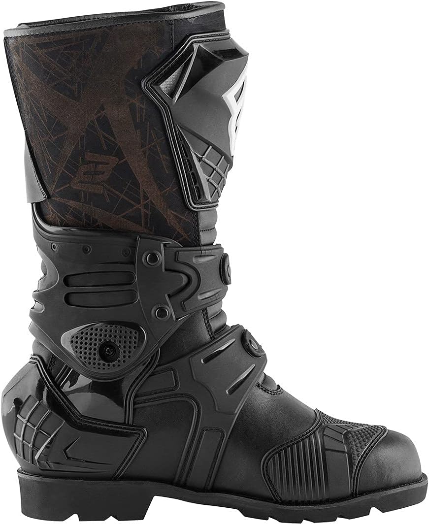 Bogotto Montevideo wasserdichte Enduro/Motocross Stiefel, schwarz, 39 Schwarz 39 EU, Schwarz 39 EU