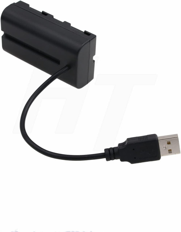 HangTon 5 V USB PowerBank auf NP-F970 F570 F550 Dummy-Akku Dummy-Adapter für Atomos Shogun Inferno N