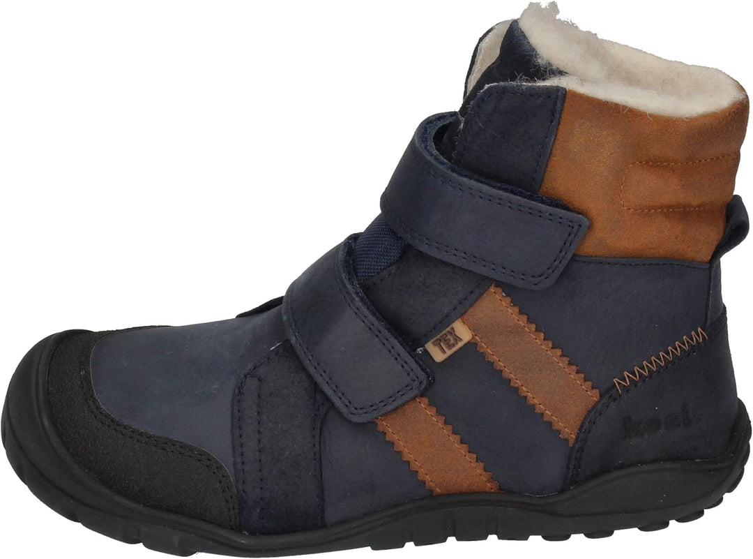 KOEL Barefoot Kinderstiefel - Milo Hydro TEX - Khaki 28 EU Mehrfarbig, 28 EU Mehrfarbig