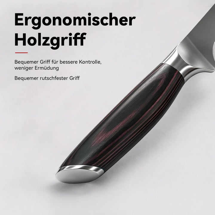 pullther Filetiermesser Fisch 18cm, Küchenmesser, Profi Ausbeinmesser 18 cm, 18 cm