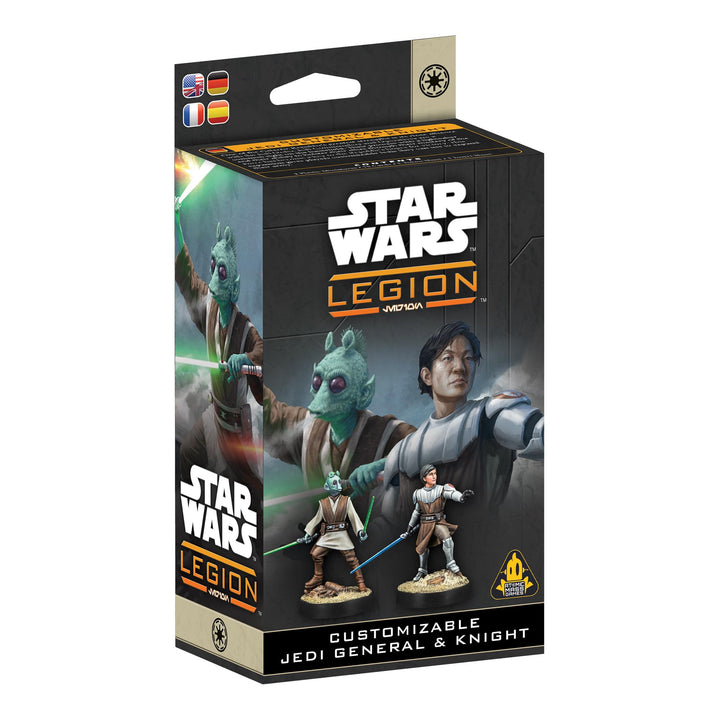 Asmodee, Star Wars: Legion – Customizable Jedi General & Knight, Erweiterung, Atomic Mass Games, Tab