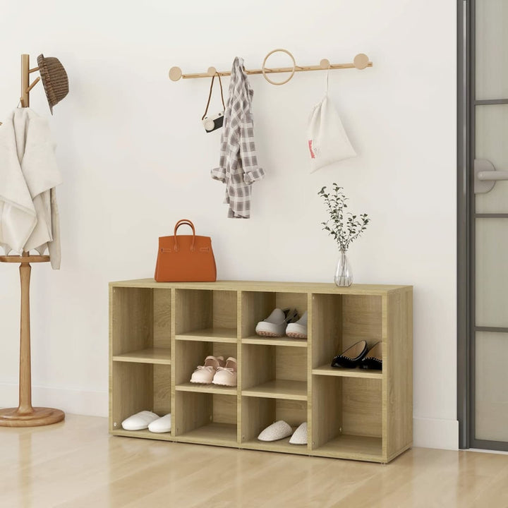 Susany Schuhbank mit 10 Fächer, Schuhregal Schuhschrank Schuhablage Schuhständer Schuhaufbewahrung S