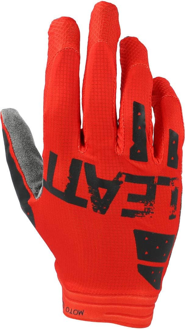 Leatt Moto 1.5 GripR African Tiger Motocross Handschuhe M Rot, M Rot